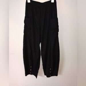 Super Cute Baggy Black Pants!! Size Medium!!